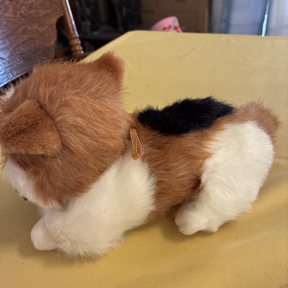 Plush Calico Cat 17" From Gingham Dog And Calico Cat 1990 Target Christmas Bow - Picture 4 of 9